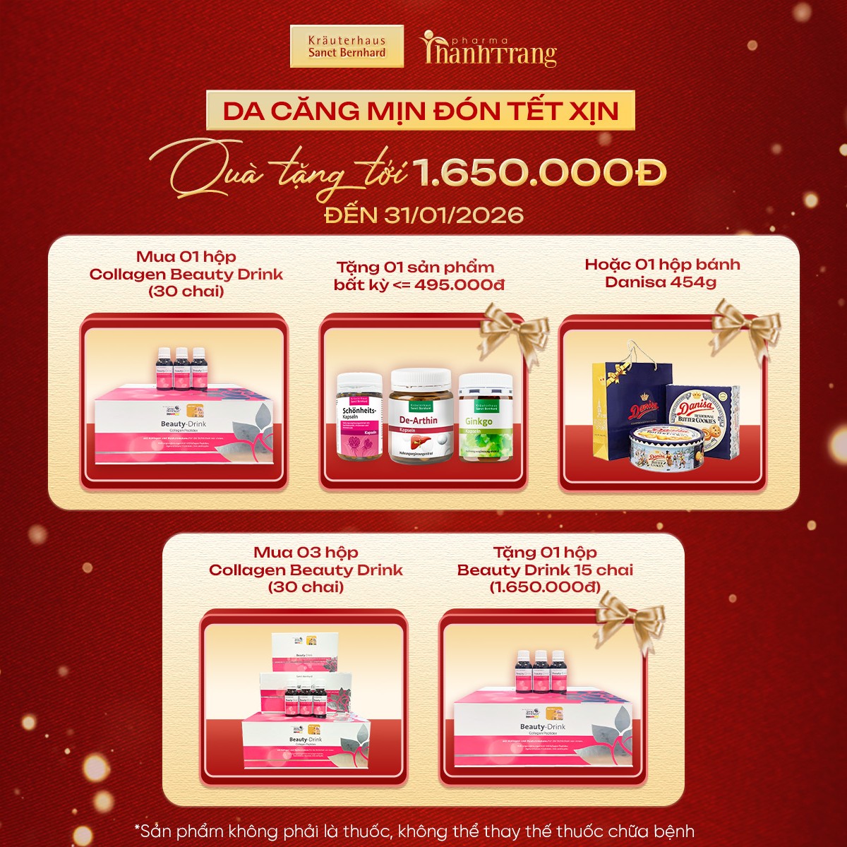 Chương trình khuyến mại Xuân 2026 từ Thanh Trang Pharma: Quà tặng giá trị cho người tiêu dùng trên toàn quốc